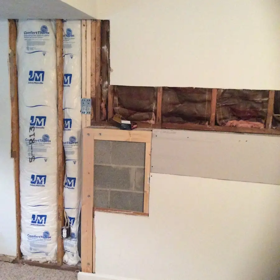 Wall insulation replacement during Odor Removal & Deodorization in Syracuse